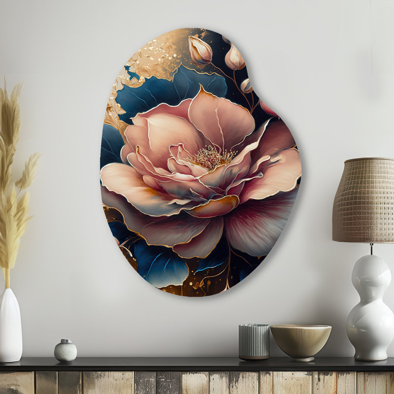 Art mural asymétrique en métal Decadent, H 38 po x l 28 po x P 1 po