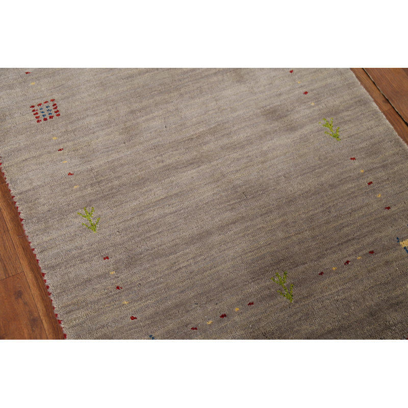 Tapis décoratif indien fait à la main 3 x 5 Gabbeh