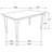 Henin Cappuccino Rectangle Dining Table