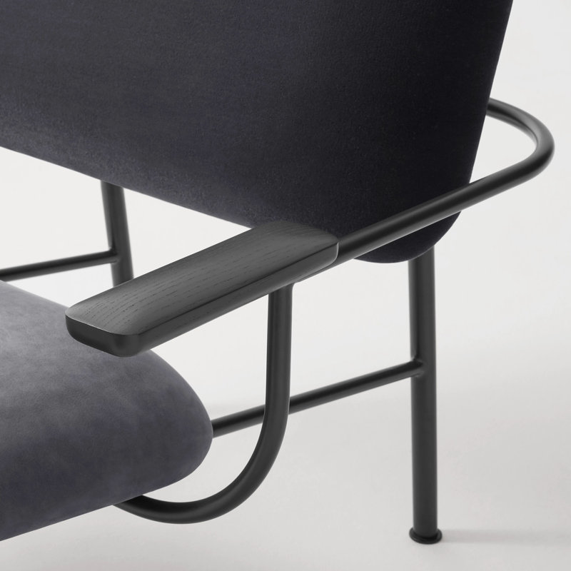 Method Armchair, Ink Genuine Leather