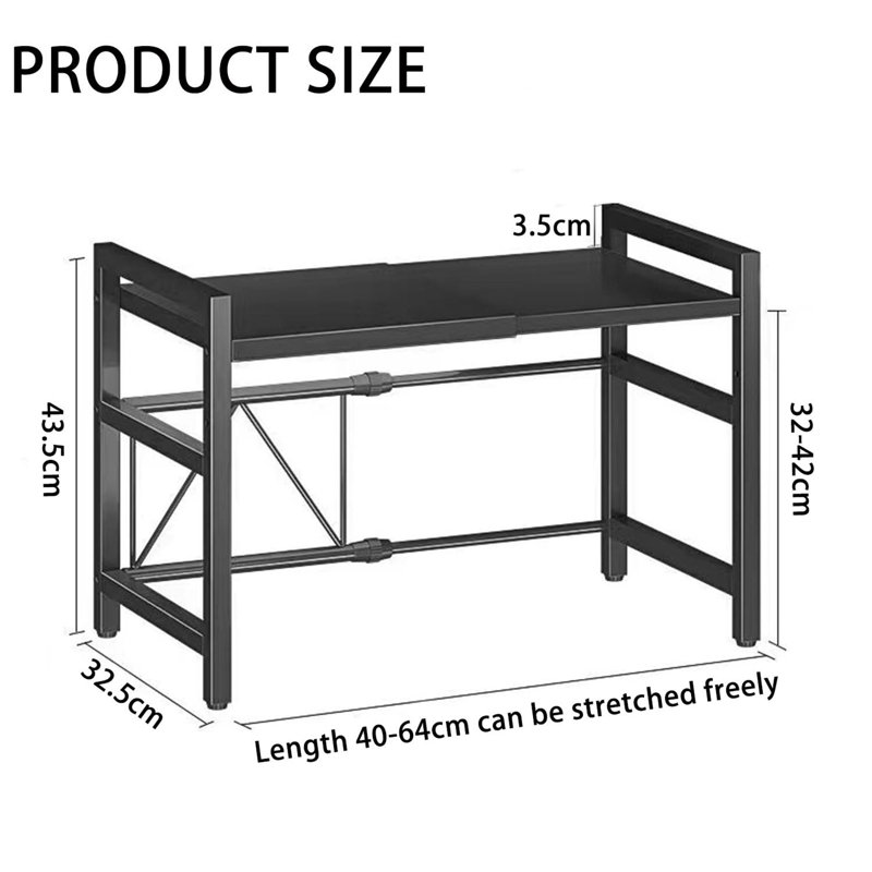 Adonnis Steel Baker's Rack with Microwave Compatibility