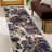Dichiera Floral Brown/Navy/Cream Non-Slip Rubberback Area Rug-972733597