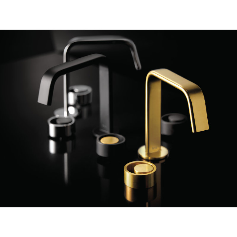 Eclissi™ Widespread Lavatory Faucet with U-Spout, Matte Black