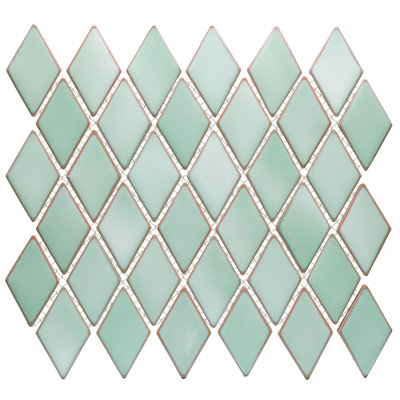 Cerf-volant Hudson 10-1 / 8 po X 11 3/4 po Carreau de mosaïque en porcelaine
