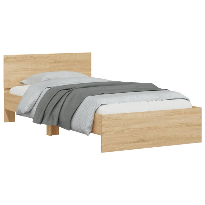 Bed, 100 x 200 cm, Sonoma Oak