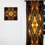 Motif géométrique noir et or pointu - rideau en velours moderne - obscurcissant - 1 panneau-899638384