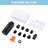 3 Functions Sprayed Pull Down Kitchen Faucet Spray Replacement With Adapters In Matte Black
