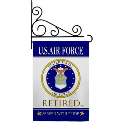 Ensemble de drapeaux en polyester 18,5 x 13 po US Air Force