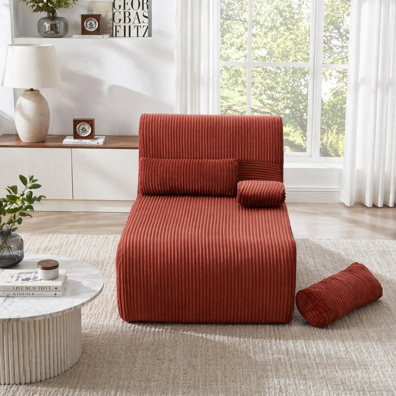 Méridienne Modern, Red