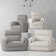 Upholstered Extra Wide Glider Power Recliner with Round Arms