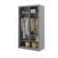 Zakhar 2 Door Manufactured Wood Wardrobe-33439165-90674746