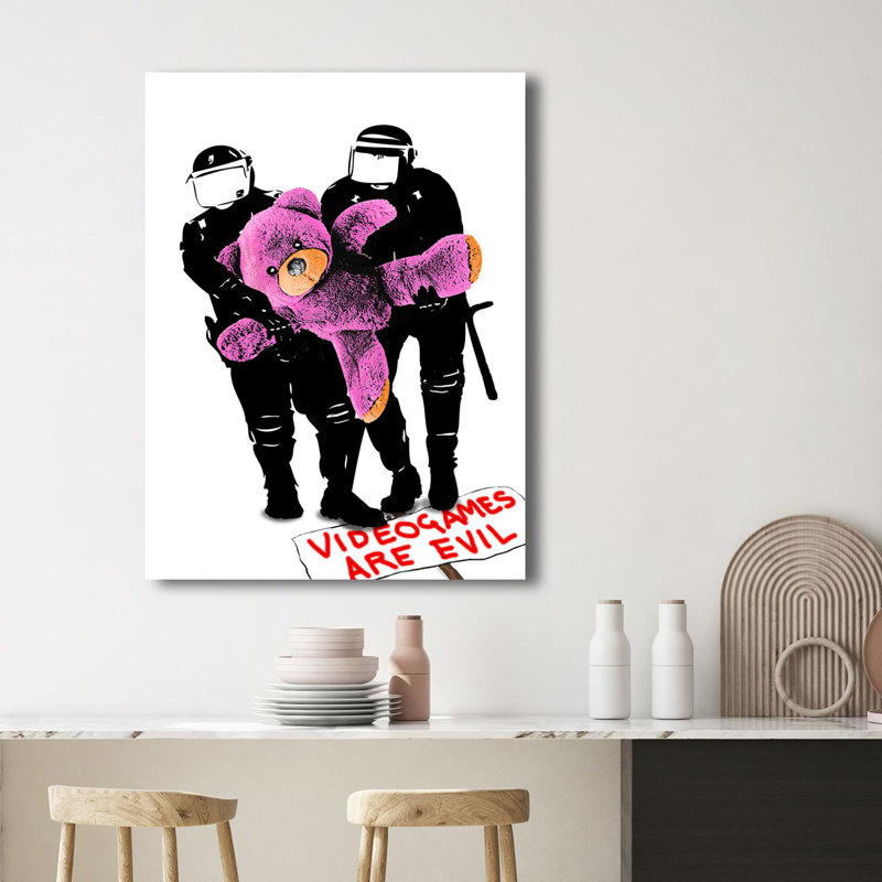 Soft Protest - Wrapped Canvas Print, 100cm H x 70cm W x 4cm D
