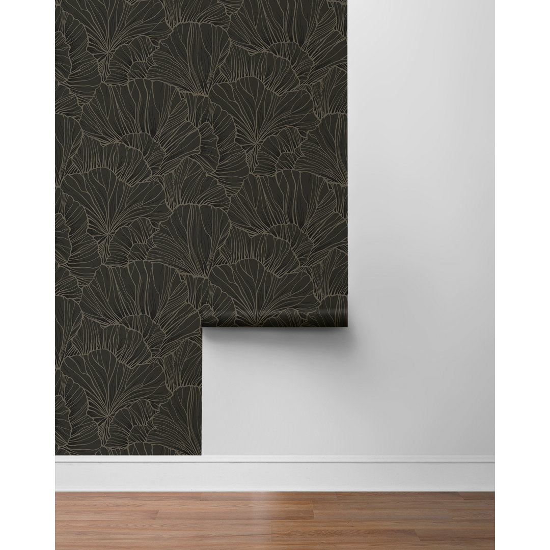 Frosted Linen Coral Way Peel And Stick Wallpaper