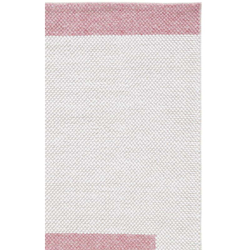 Macle Flat Weave Wool Rug, Square 6'