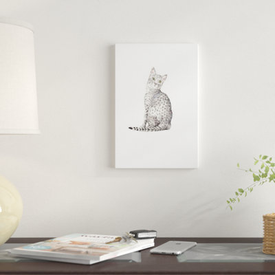 «Egyptian Mau», reproduction sur toile