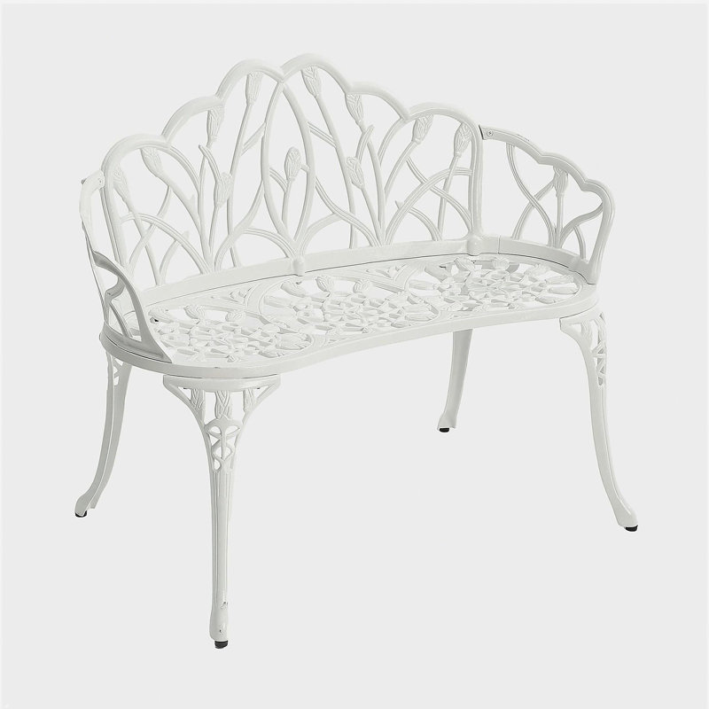 Banc en fonte d'aluminium