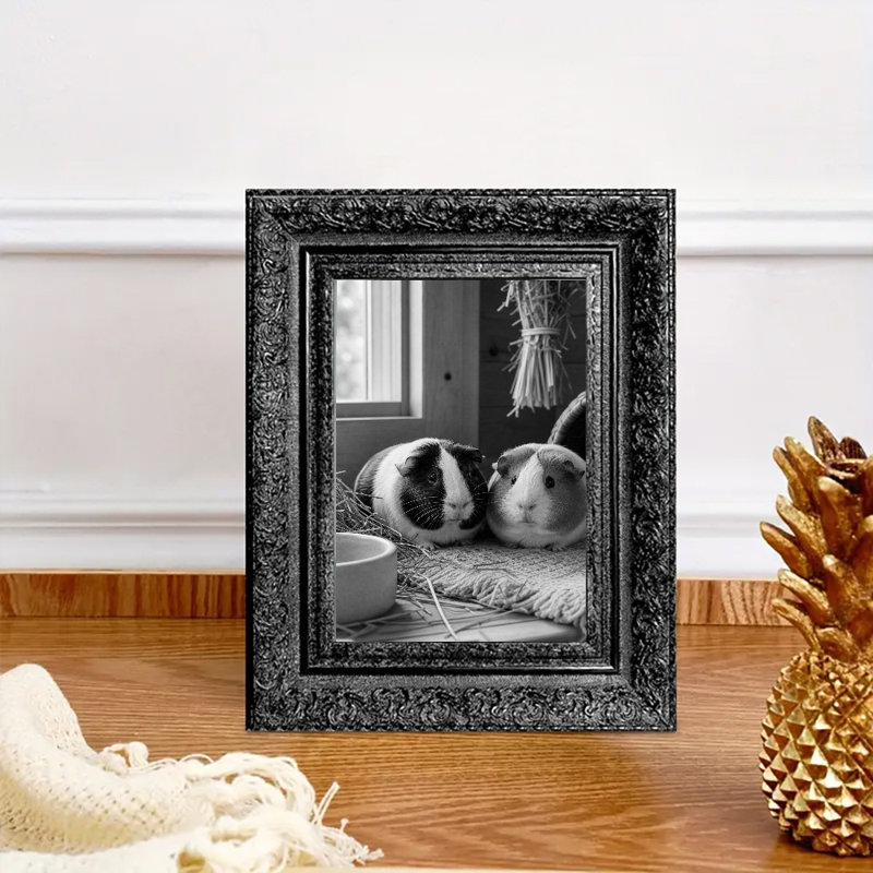 Cadre photo décoratif noir 1 PC 11 "x 14" avec support de table et crochets muraux
