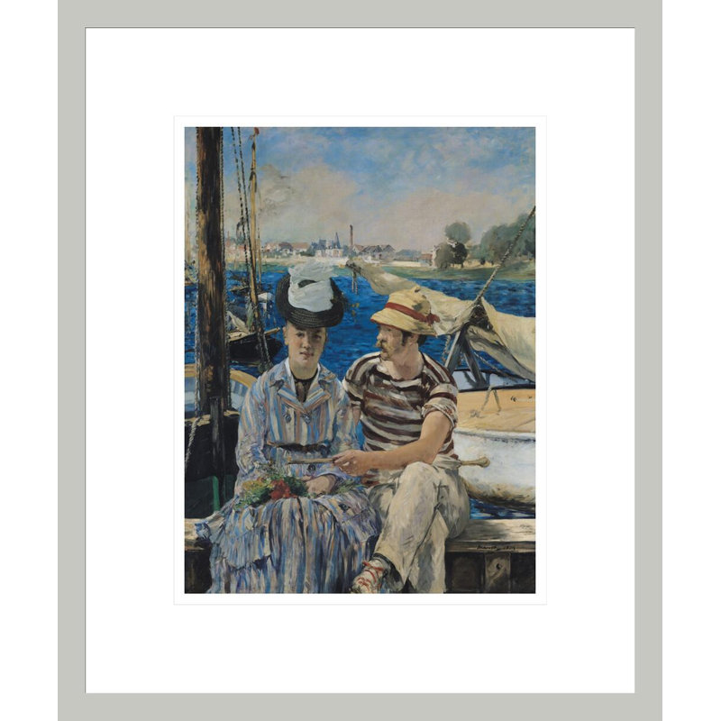 Argenteuil by Framed Giclee Print, 16.39" H x 13.75" W