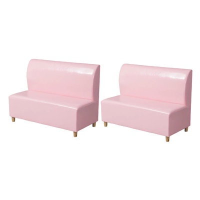 Banc rembourré en similicuir Kokitus
