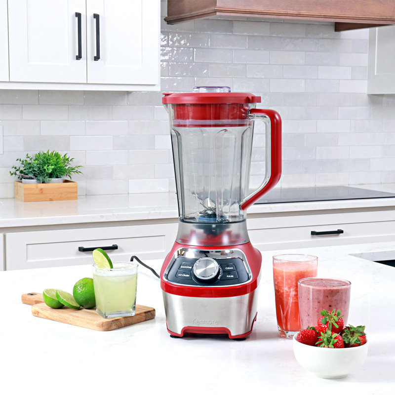 Kenmore Countertop Blender - Electric Mixer for Smoothie, Milkshake, Ice Crush with Pulse Function