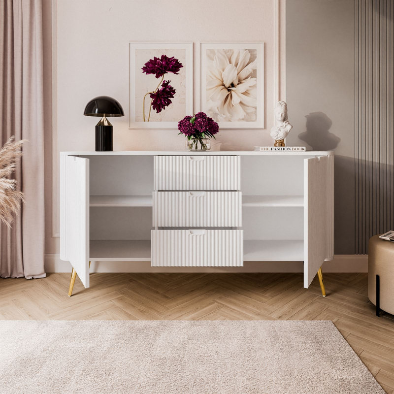 Autin 168cm Sideboard, White
