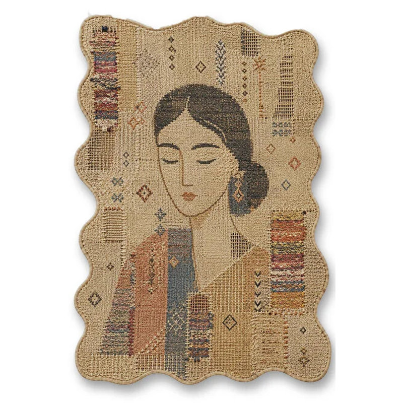 Tapis gris tissé Mosso, 3'3" x 9'10"