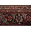Tapis à motif oriental géométrique rouge foncé Bold 8 x 10