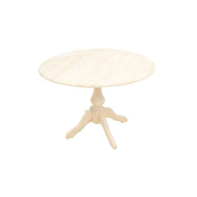 Bandar Extendable Round Solid Wood Dining Table