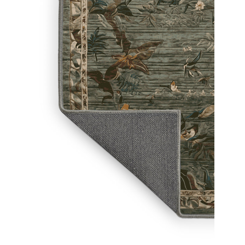 Silky Soft Plush Brown Area Rug, Rectangle 5' x 7'