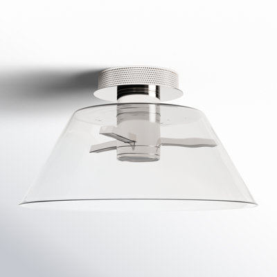 Hales 17" Single Light Semi Flush Mount