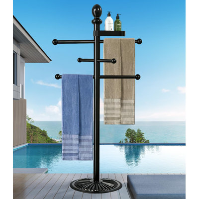 Pool Outdoor Towel Rack