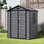 6 x 4.4 FT Outdoor Storage Shed