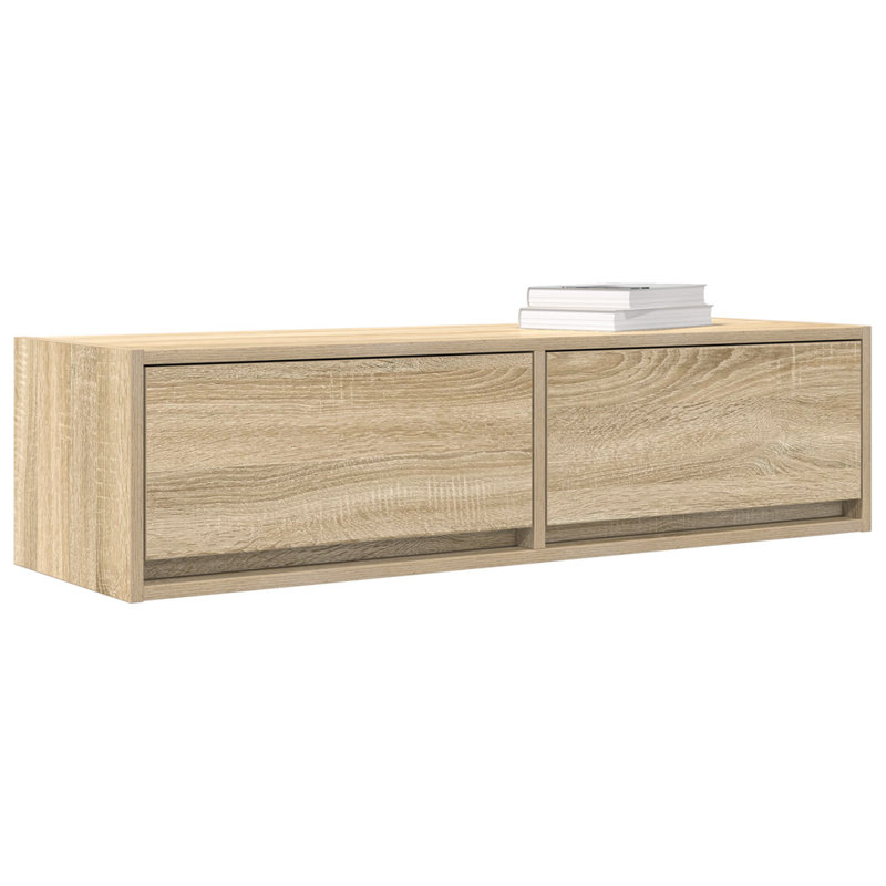 TV Cabinet 31x25.5 Cm Engineered Wood, Brown, 100 cm