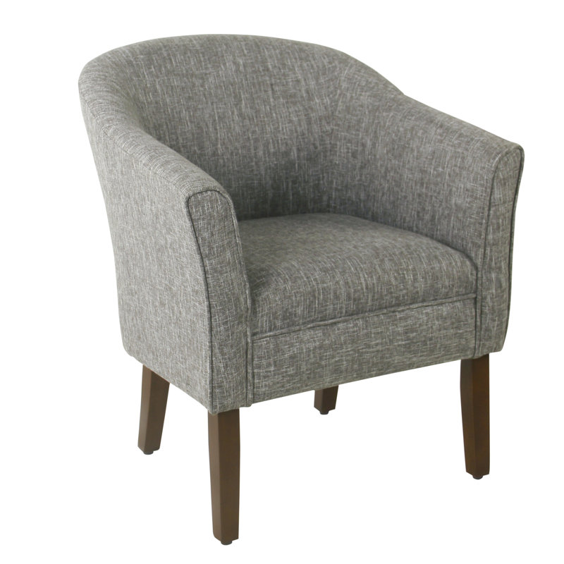 Fauteuil de 28 po de largeur Causey, Noyer foncé