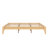 Wood Platform Bed Frame With Wood Slat Support-1922429818