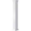 Colonne carrée classique en PVC lisse non effilée Craftsman, base standard et base standard-118304924-118304931