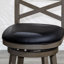 Tabouret de bar et de comptoir pivotant Crume-396588512-396588513
