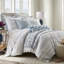 Saltwater Pillow White and Pale Blue-2018765939