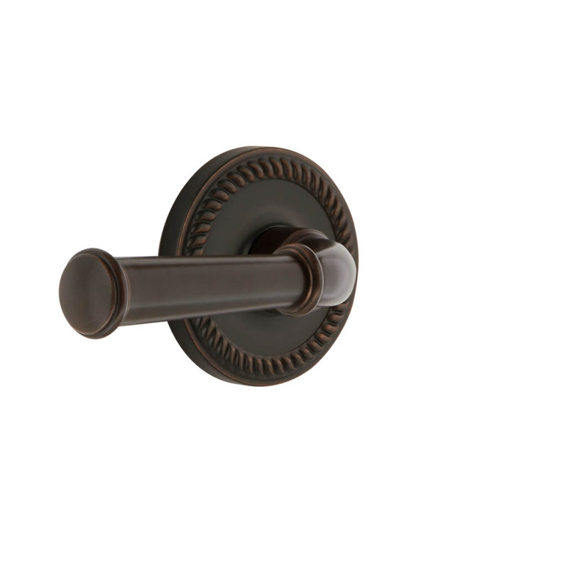 Levier de sécurité Grandeur Newport Rosette, 2 3/4", Bronze éternel