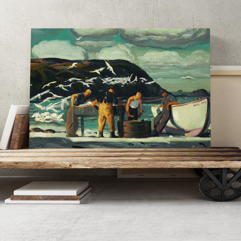George Bellows - Wrapped Canvas Painting, 70cm H x 100cm W