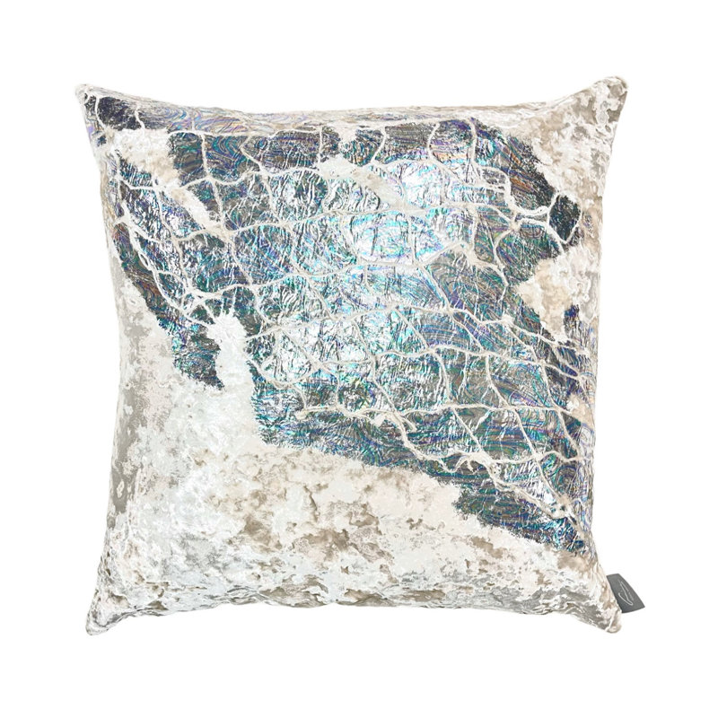 Net Opal on Ivoire Crushed Velvet