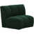 Tissu bouclé vert