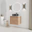 Meuble-lavabo mural 24 po avec lavabo en céramique-740732537