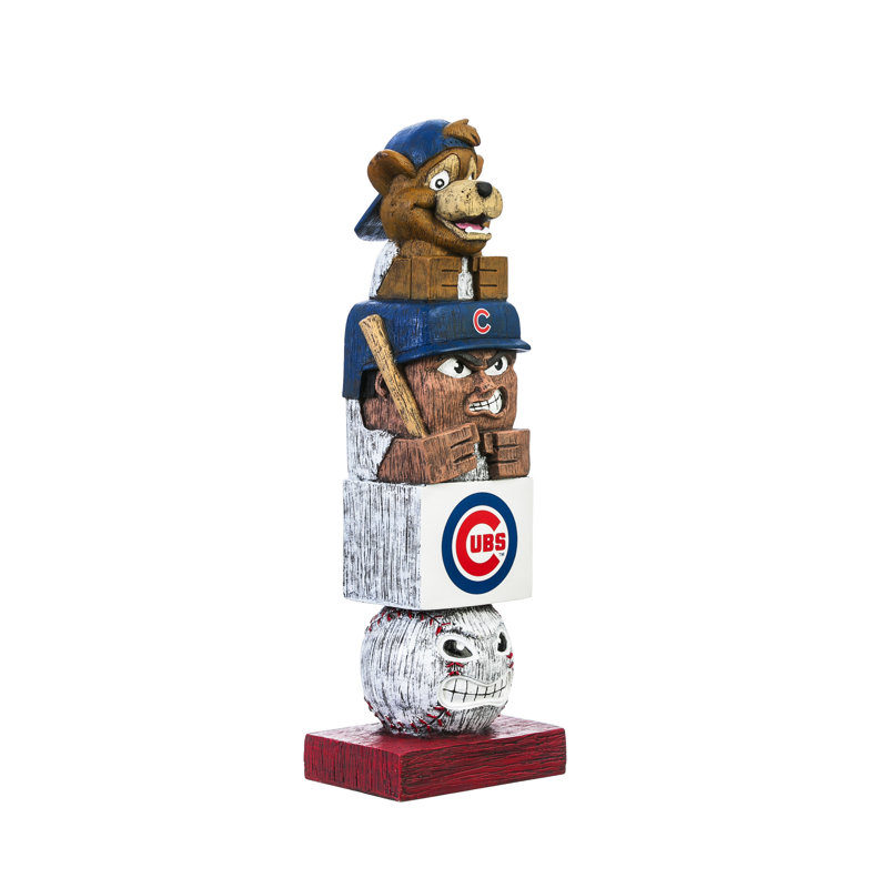 Statue de jardin MLB, Cubs de Chicago, H 16 po x l 5,5 po x P 4 po