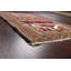 Tapis brun / rouge en laine noué à la main de conception unique 2 pi 7 po x 3 pi 10 po Gator