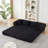Convertible Chenille Sleeper Sofa with Removable Armrests