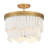 Briscade 18" 6-light Semi Flush