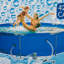 Charleah Giant Round Framed Inflatable Pool