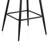 Abdul-Karim Upholstered Velvet Counter Stool with Steel Frame