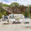 Azayla Outdoor 5 Seater Lounge Set - Modern Garden & Patio Metal Conversation Set (Cover Included)-1375258516